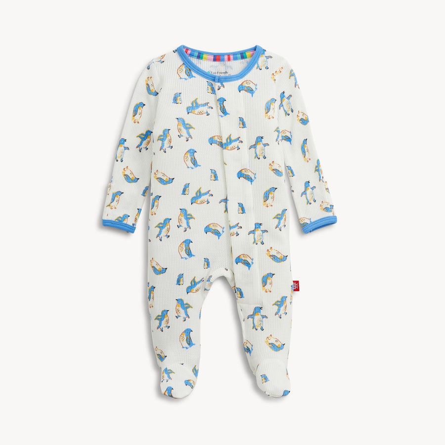 Waffle Modal Magnetic Footie - Penguin Pop
