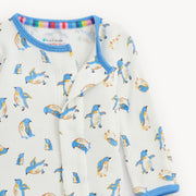 Waffle Modal Magnetic Footie - Penguin Pop