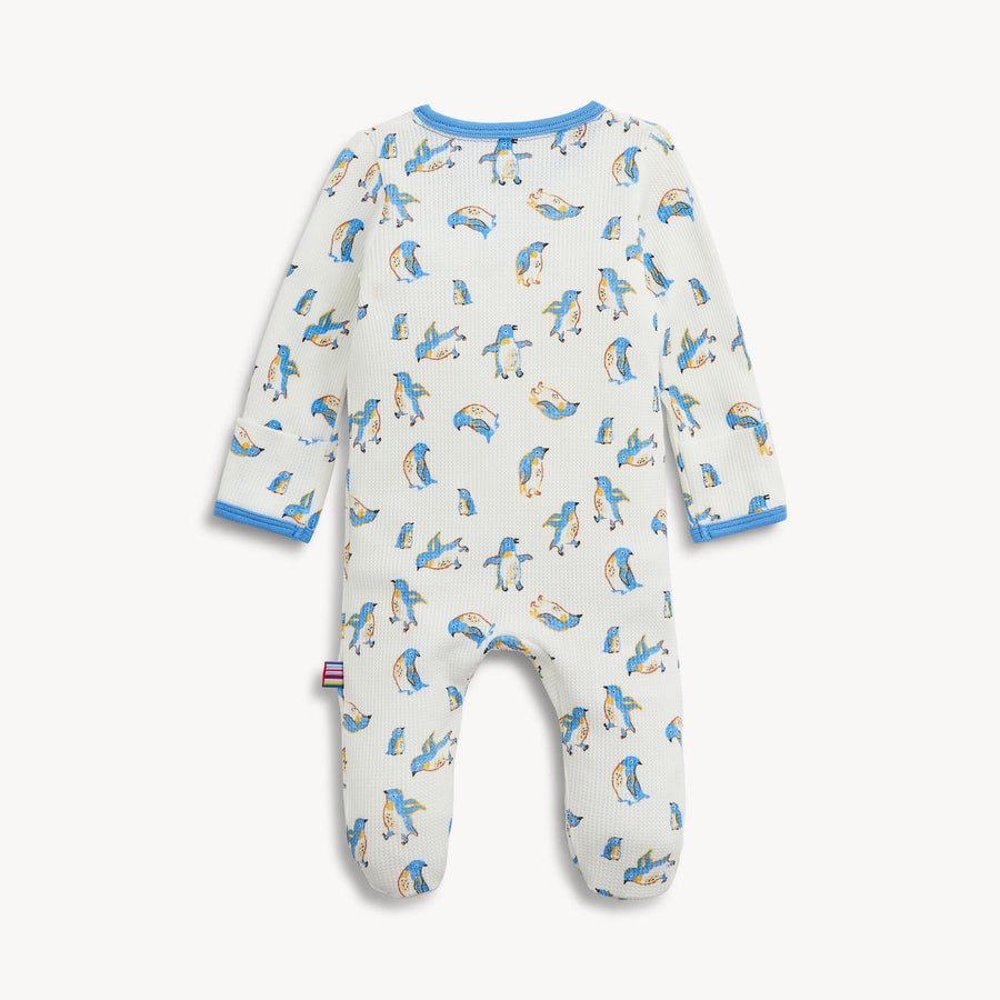 Waffle Modal Magnetic Footie - Penguin Pop