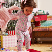 Waffle Modal Magnetic Footie - Mistle Bow