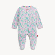 Waffle Modal Magnetic Footie - Mistle Bow