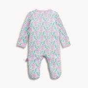Waffle Modal Magnetic Footie - Mistle Bow