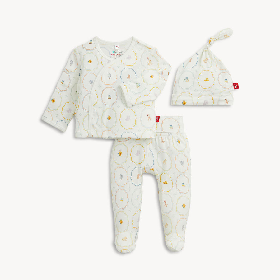 Modal 3 Piece Kimono Magnetic Set - Nursery Magic