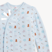 Modal Magnetic Gown & Hat -Blue Nursery Nostalgia