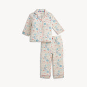 Modal Magnetic Long Sleeve Toddler Pajamas with Piping - Poodle Pawlor