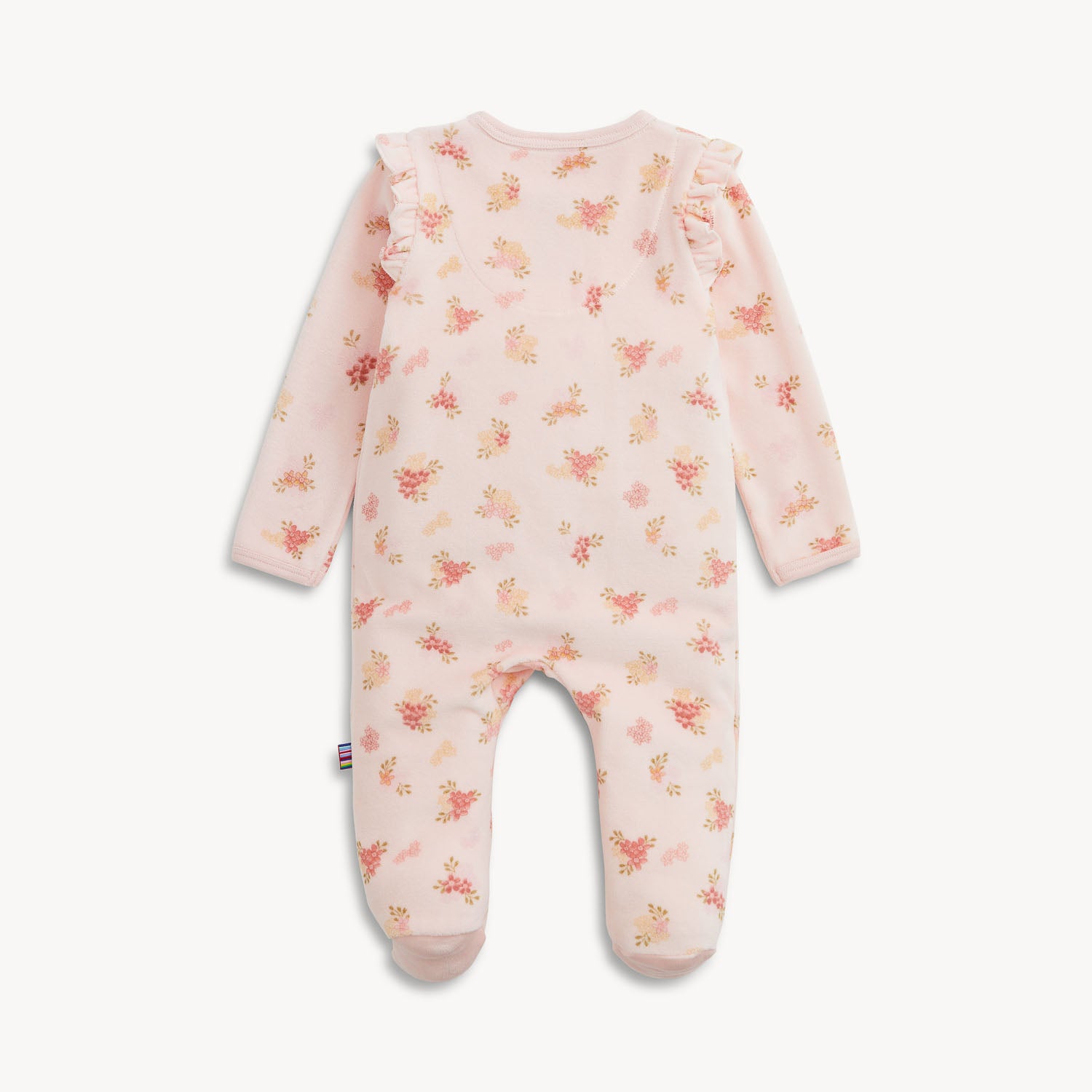 Velour Magnetic Footie - Floral