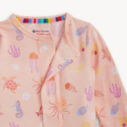 Modal Magnetic Footie - Deep Chic Pink