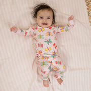 Modal Magnetic Long Sleeve Toddler Pajamas - The Fruit Flies