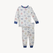 Modal Magnetic Long Sleeve Toddler Pajamas - Just Plane Fun