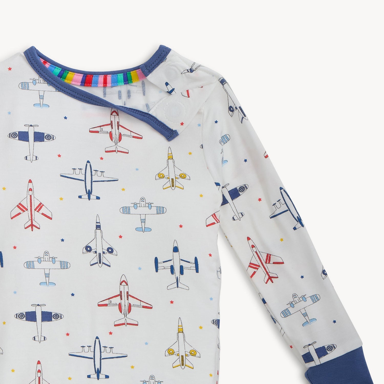 Modal Magnetic Long Sleeve Toddler Pajamas - Just Plane Fun