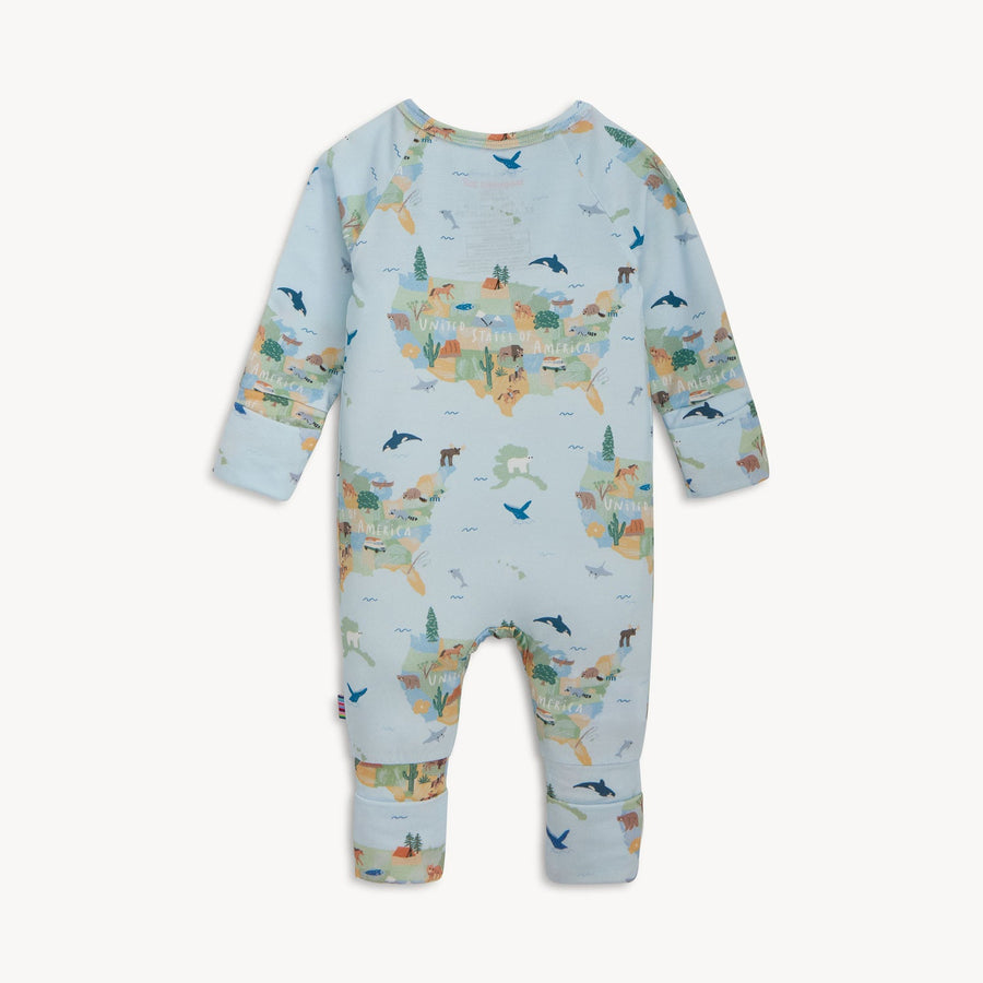 Modal Magnetic Convertible Coverall - America the Beautiful