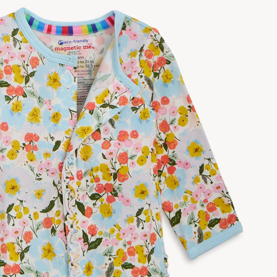 Modal Magnetic Ruffle Footie - Seraphina