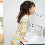 Modal Magnetic Ruffle Long Sleeve Pajamas - Seraphina