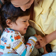 Modal Magnetic Long Sleeve Toddler Pajamas - Van Go