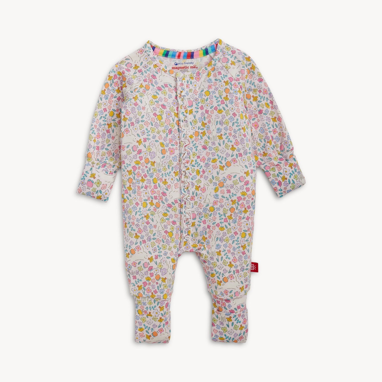 Modal Magnetic Ruffle Convertible Coverall - Bunny Blossom