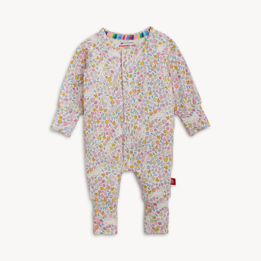 Modal Magnetic Ruffle Convertible Coverall - Bunny Blossom