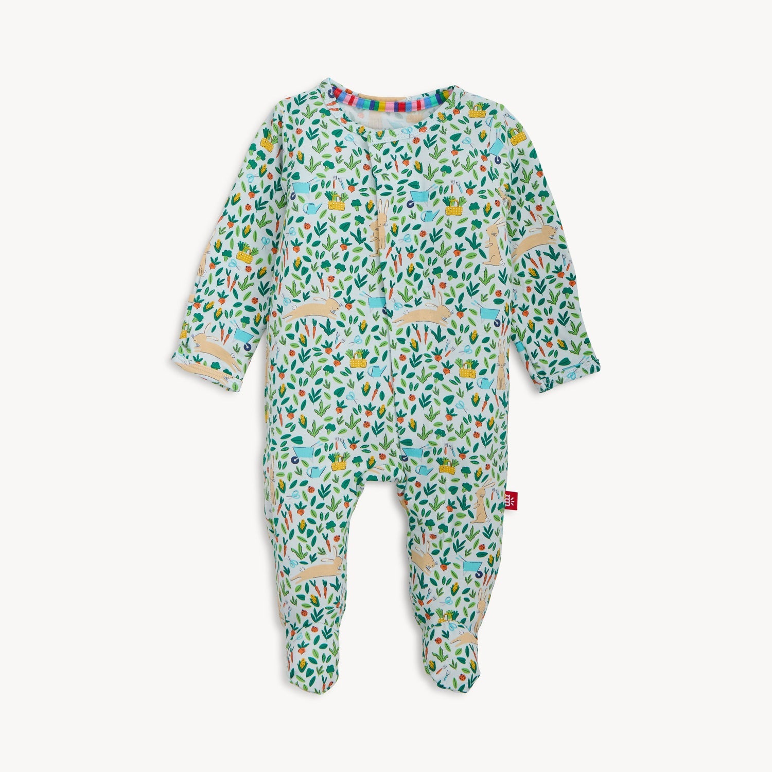 Modal Magnetic Footie - Bunny Garden