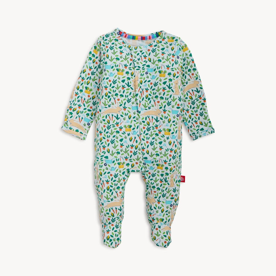 Modal Magnetic Footie - Bunny Garden