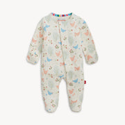 Organic Cotton Magnetic Footie - Chicken Tender