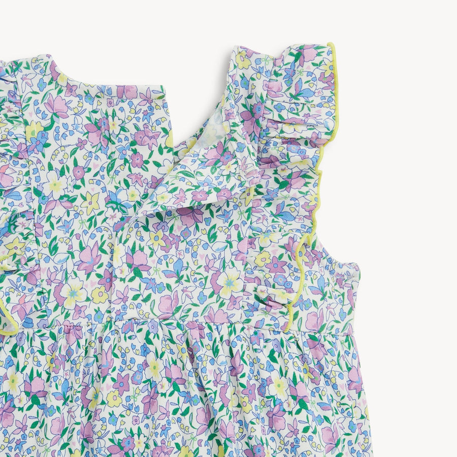 Modal Magnetic Ruffle Bubble Romper - Lavinia