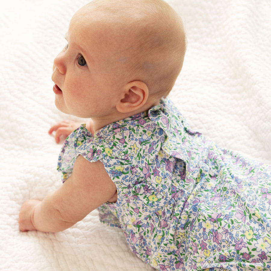 Modal Magnetic Ruffle Bubble Romper - Lavinia