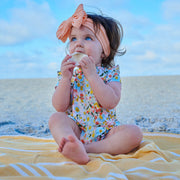 Modal Magnetic Flutter Sleeve Bubble Romper - Seraphina