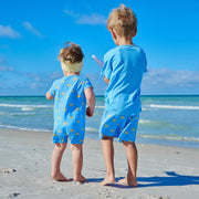 Modal Magnetic Pocket Short Romper - Dip Ship