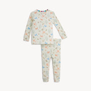 Organic Cotton Magnetic Long Sleeve Toddler Pajamas - Chicken Tender