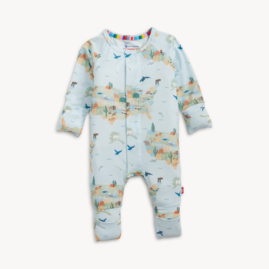 Modal Magnetic Convertible Coverall - America the Beautiful