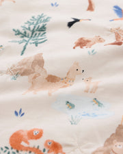 Muslin Quilt Blanket - Llama Adventures