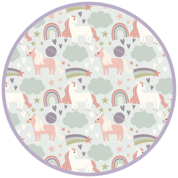 Bamboo Two Piece Short Sleeve Pajamas - Magical Unicorns