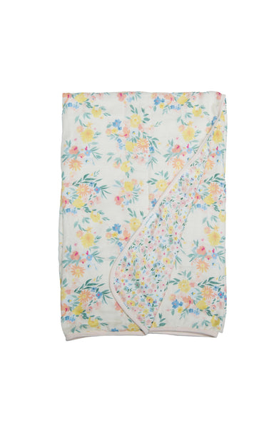 Muslin Quilt Blanket - Floral Bouquet