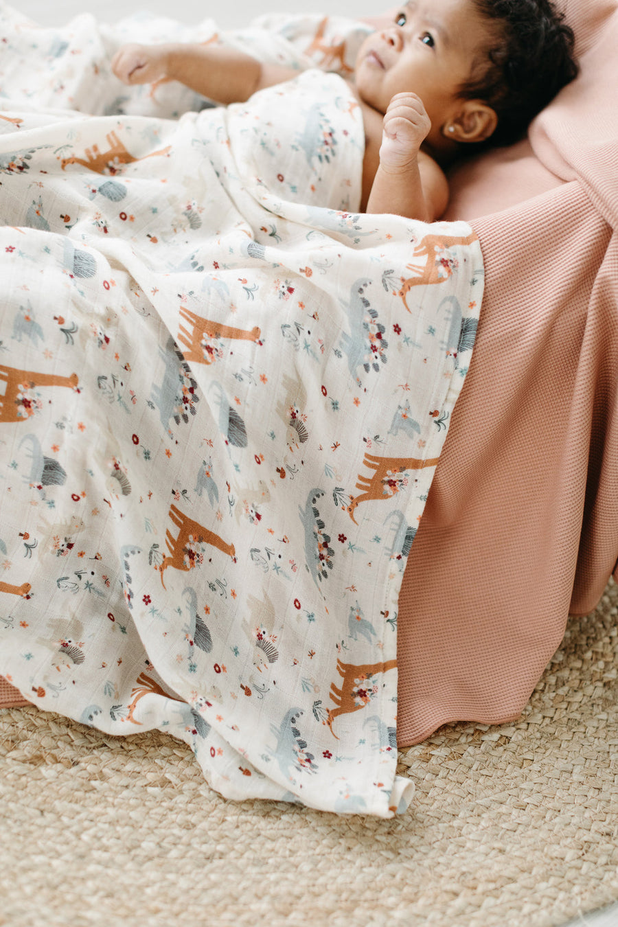 Muslin Swaddle - Baby Dinomite