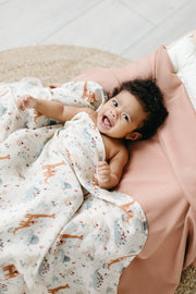 Muslin Swaddle - Baby Dinomite