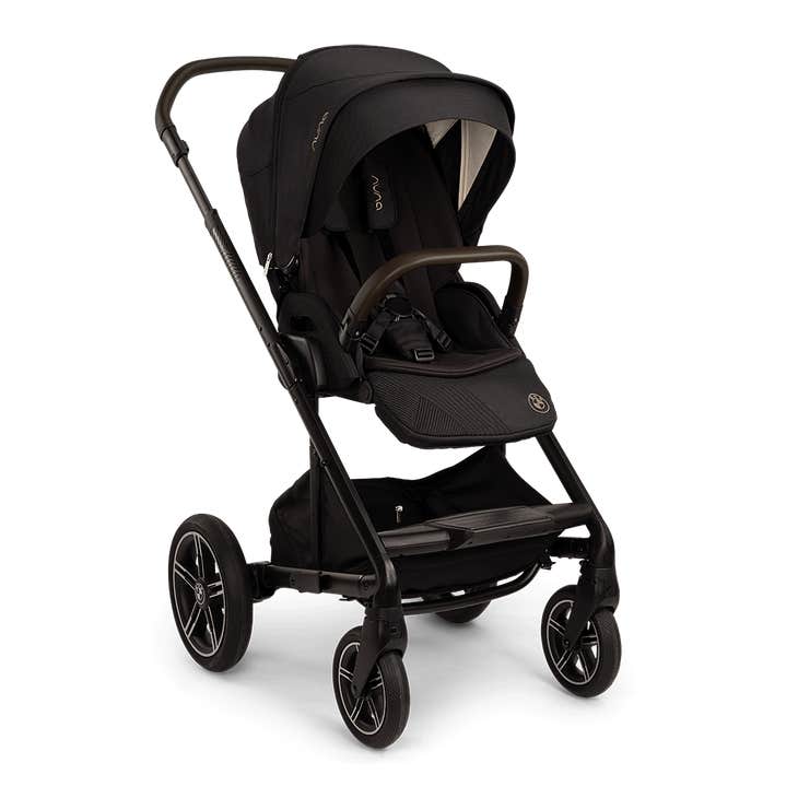 Nuna MIXX Next Stroller with Magnetic Buckle - Element (Carbon Black BMW Logo)