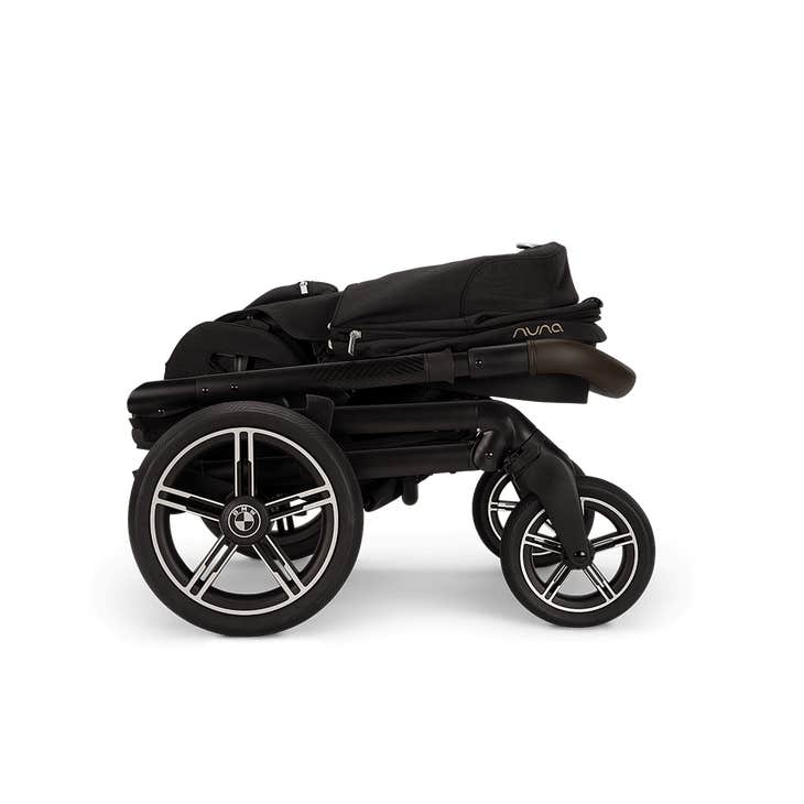 Nuna MIXX Next Stroller with Magnetic Buckle - Element (Carbon Black BMW Logo)