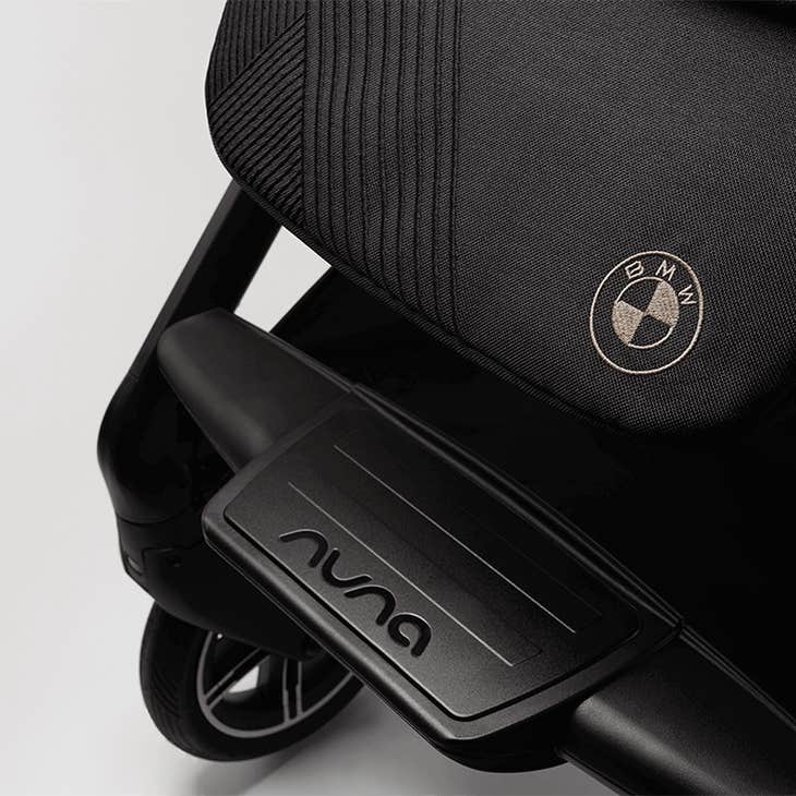 Nuna MIXX Next Stroller with Magnetic Buckle - Element (Carbon Black BMW Logo)
