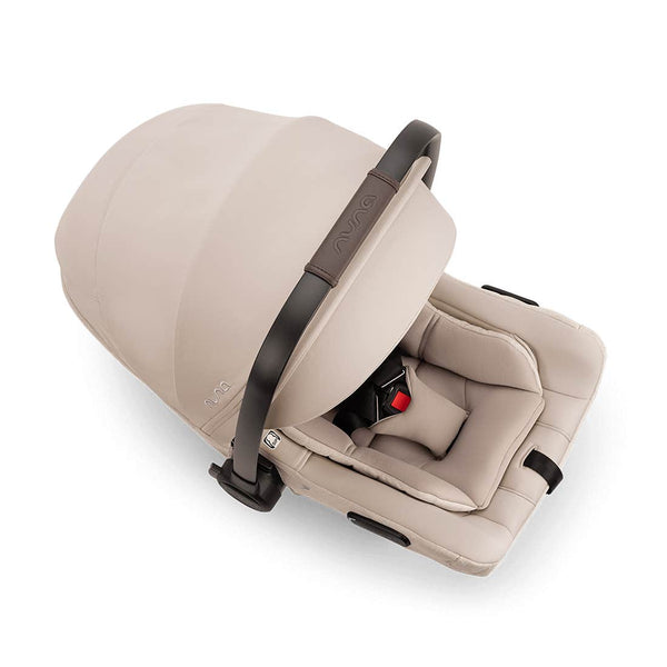 Nuna Pipa Aire Rx Infant Car Seat with Relx Base - Biscotti