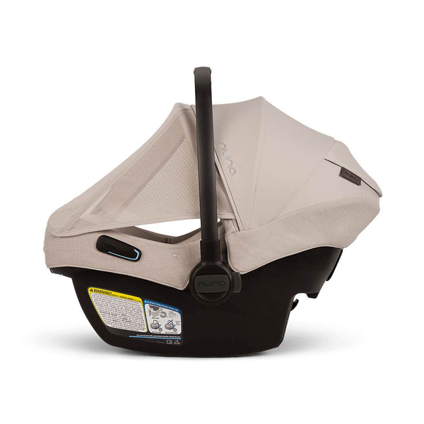 Nuna Pipa Aire Rx Infant Car Seat with Relx Base - Biscotti