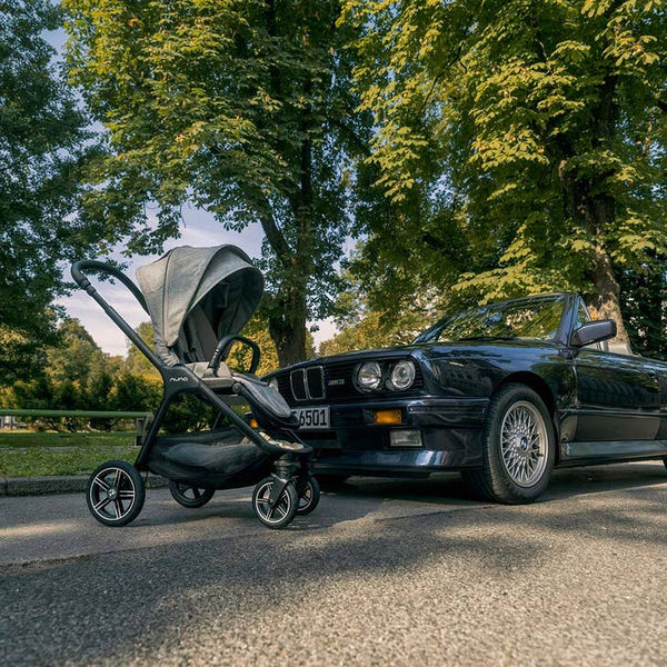 Nuna TRIV Next Stroller - Graphene (Medium Graphite Gray BMW Logo)