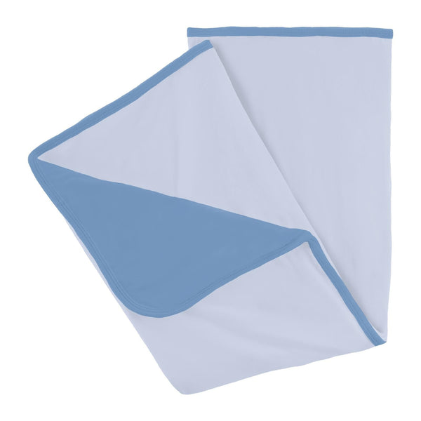 Stroller Blanket - Dew with Dream Blue