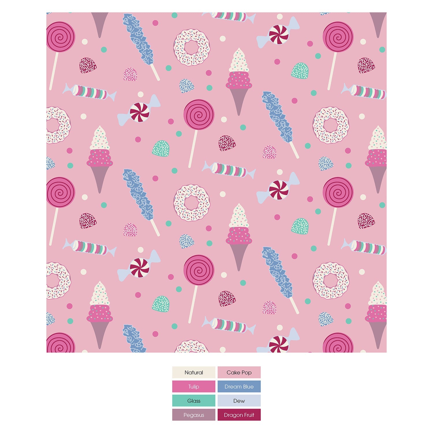 Print Summer Romper - Cake Pop Candy Dreams