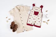 Organic Sleeveless Romper - Game Day