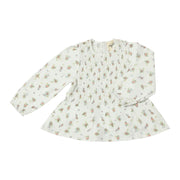 Odette Blouse - Ivory Posie