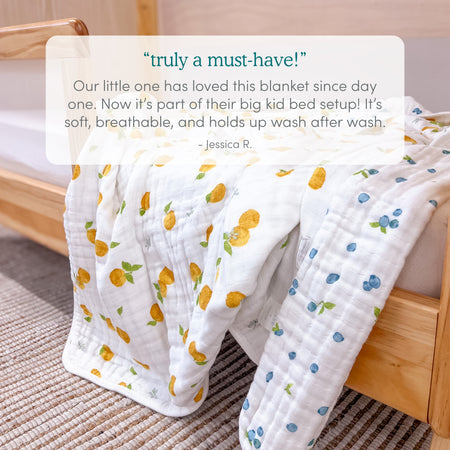 Organic Cotton Dream Blanket - Heritage Floral