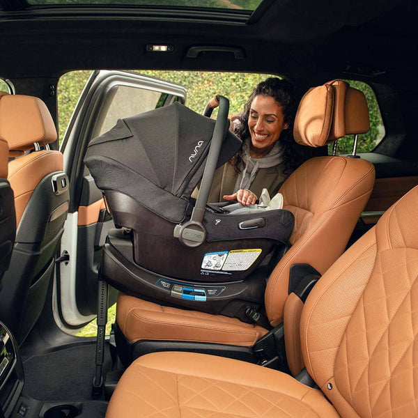 Nuna Pipa Aire Rx Infant Car Seat with Relx Base - Biscotti