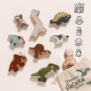 Jurassic Stacking Dinos & Bag