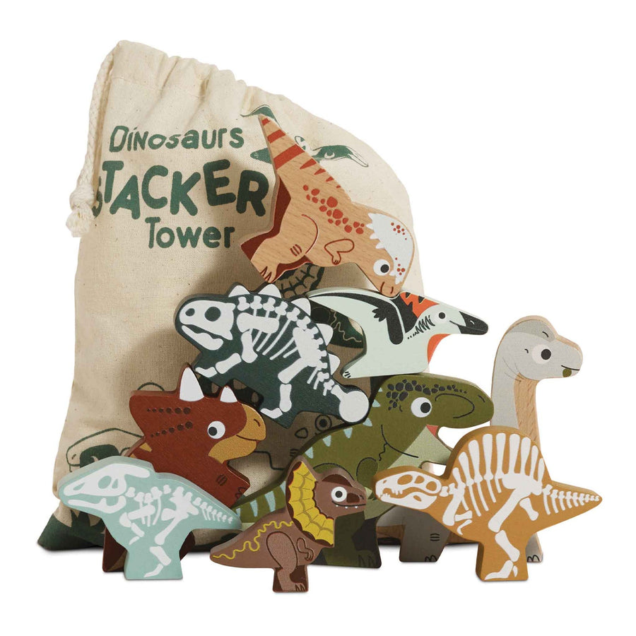 Jurassic Stacking Dinos & Bag