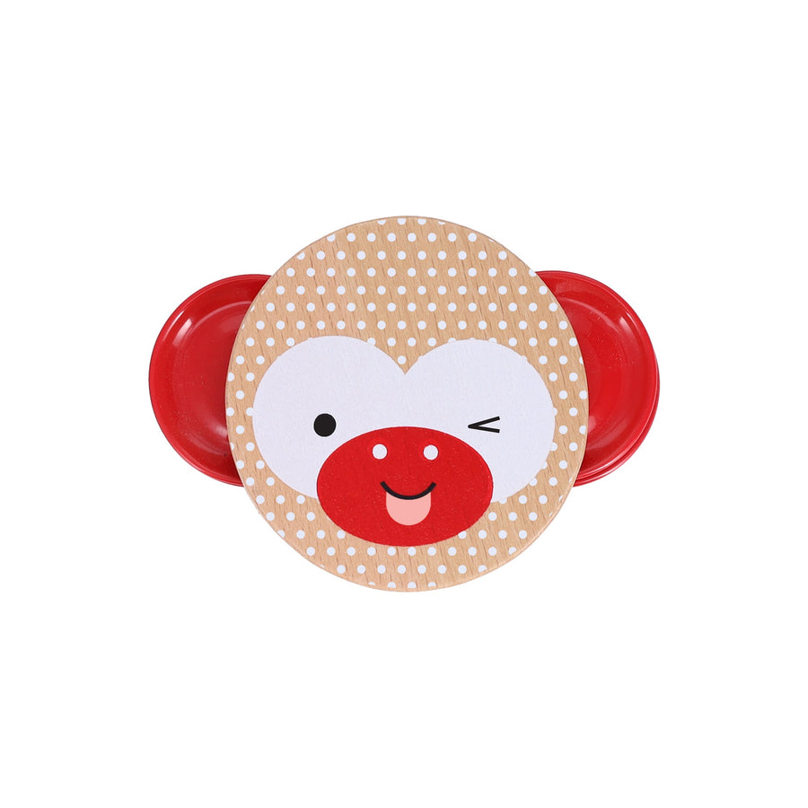 Shake and Play: Wooden Tambourine