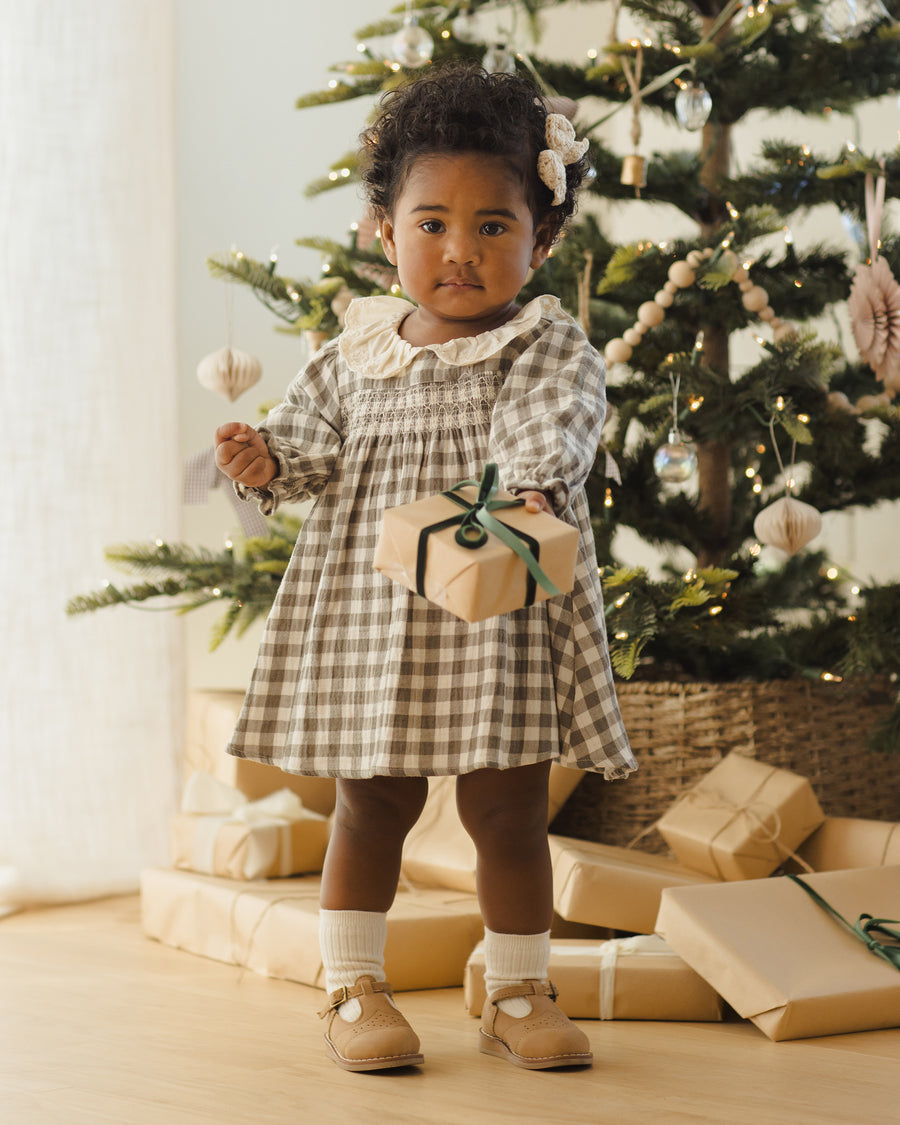 Callie Dress - Forest Check